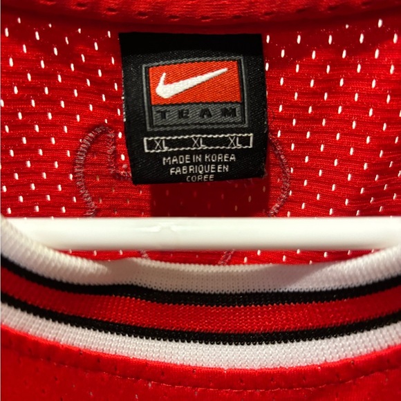 Vintage Nike JR  XL+2 Jordan Chicago bulls jersey Swarovski crystals custom made - Picture 7 of 8